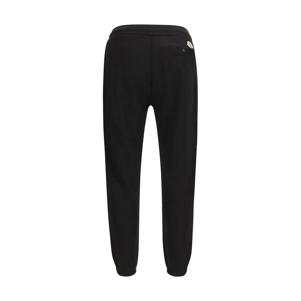 Moncler Sample Sale | Moncler Black Cotton Athletic Pants - | Designer outlet