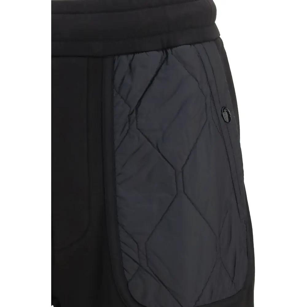 Moncler Sample Sale | Moncler Black Cotton Athletic Pants - | Designer outlet