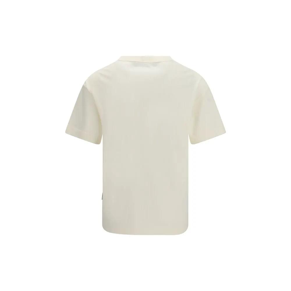 Palm Angels Sample Sale | Palm Angels Beige Cotton T-Shirt - | Designer outlet