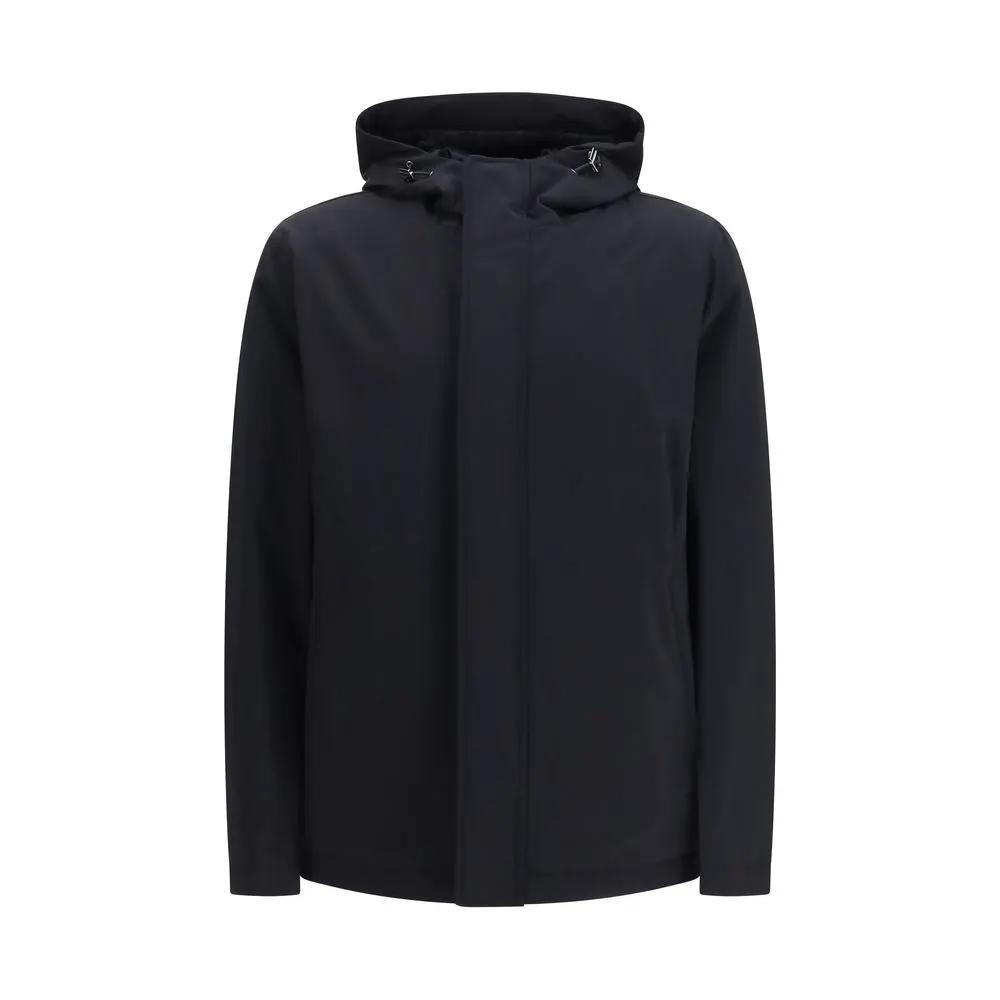 Herno Sample Sale | Herno Black Polyester Shell Jacket - | Designer outlet