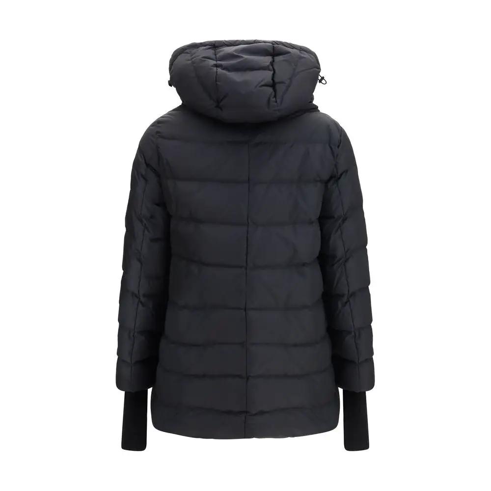 Herno Sample Sale | Herno Black Polyester Full-Length Jacket - | Designer outlet