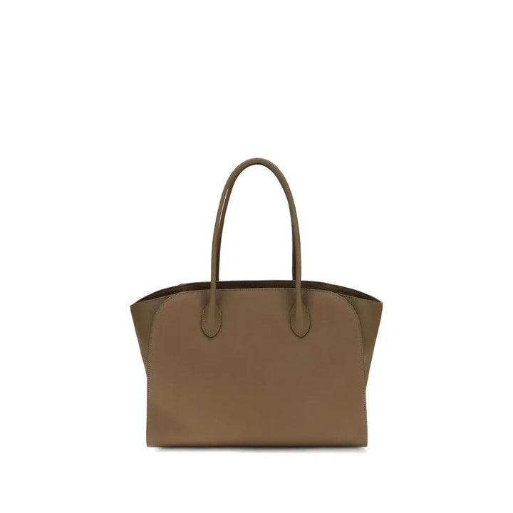 The Row Sample Sale | The Row Brown Calf Leather Bos Taurus Shoulder Bag - | Designer outlet