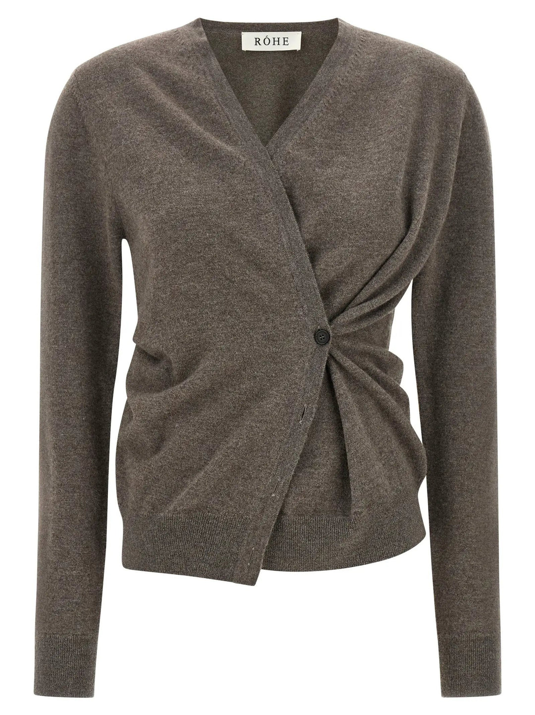 Rohe Sample Sale | Rohe Brown Wool Cardigan - | Designer outlet
