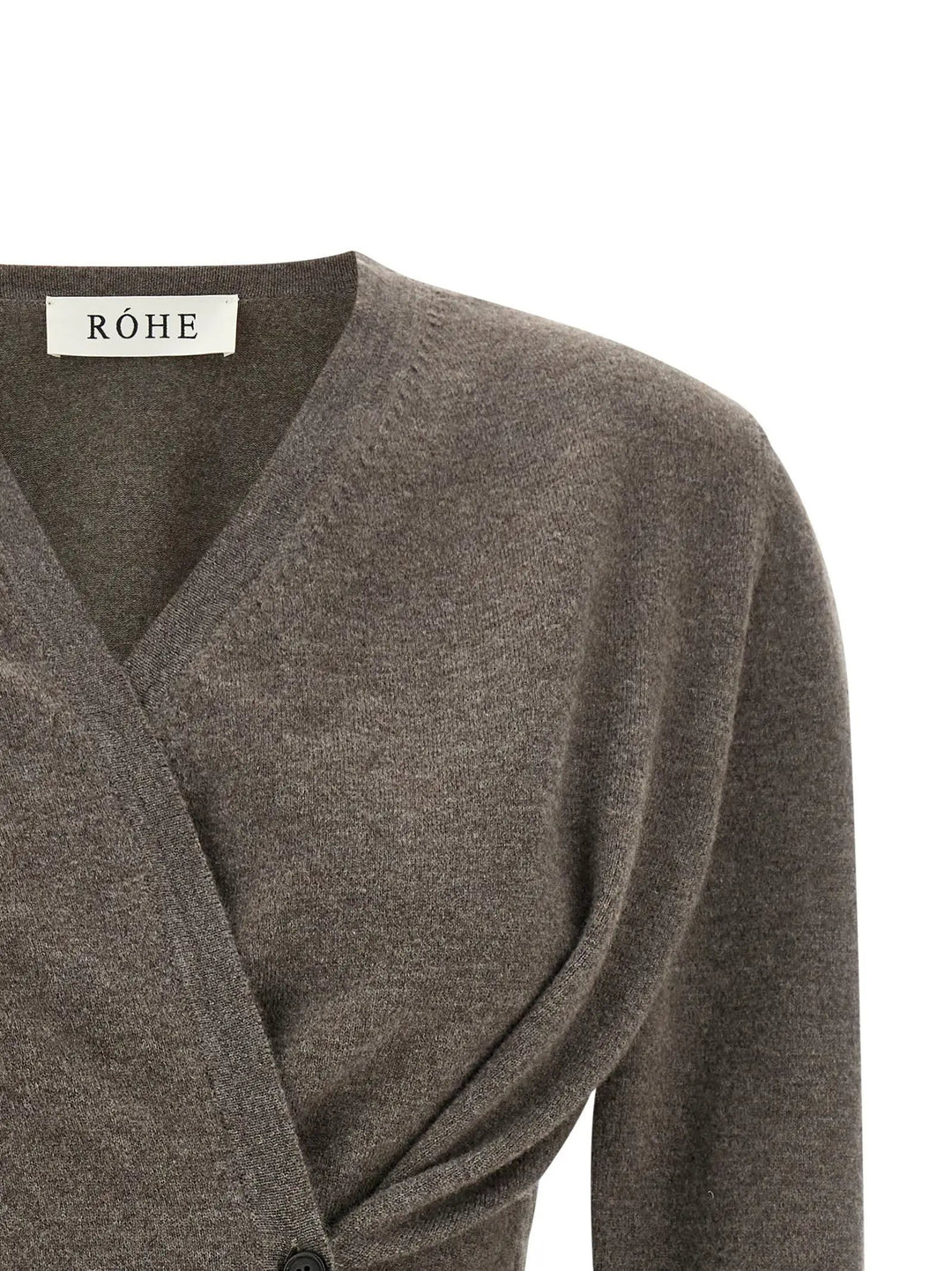 Rohe Sample Sale | Rohe Brown Wool Cardigan - | Designer outlet