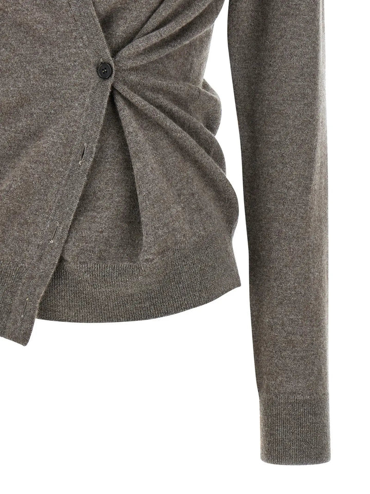 Rohe Sample Sale | Rohe Brown Wool Cardigan - | Designer outlet