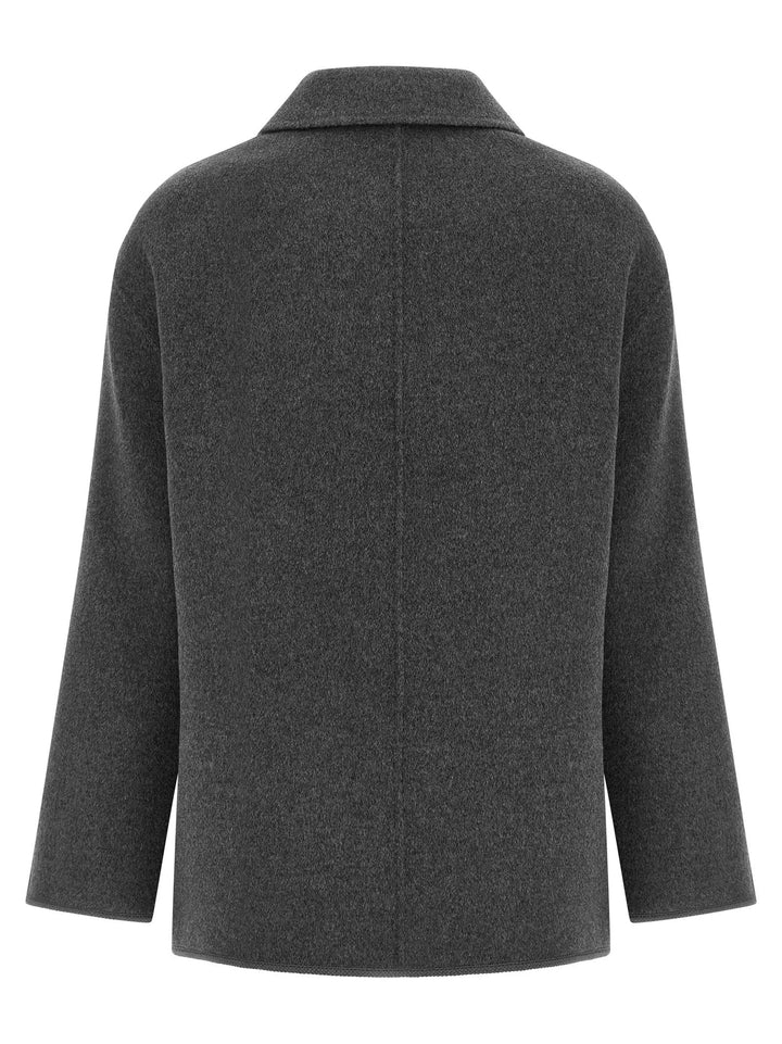 Rohe Sample Sale | Rohe Gray Wool Coat - | Designer outlet