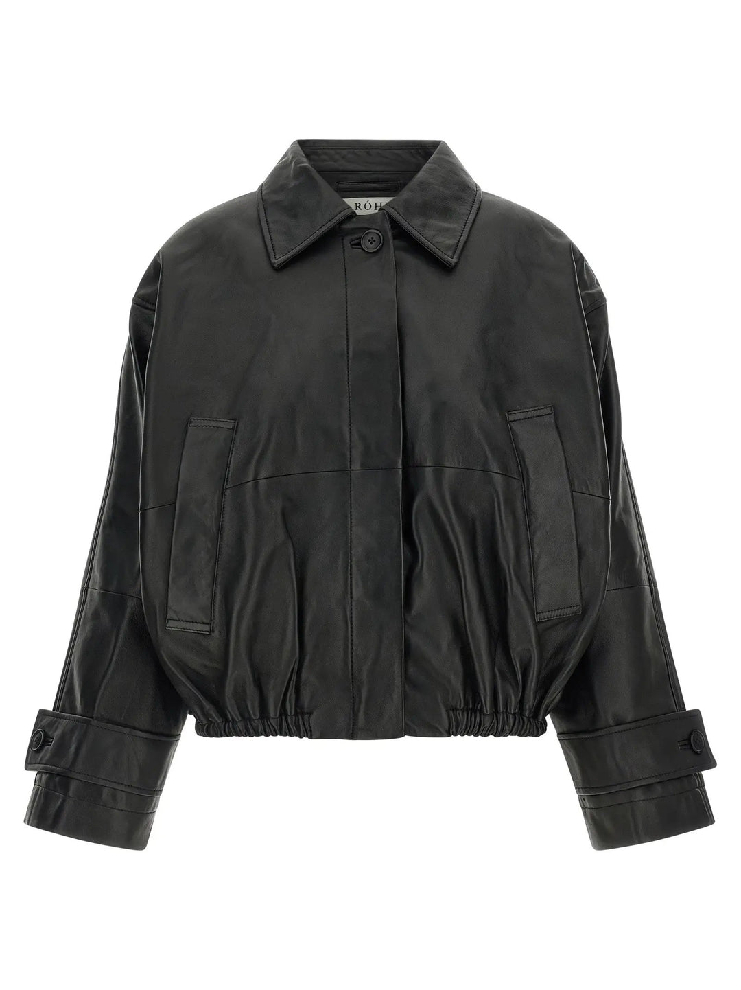 Rohe Sample Sale | Rohe Black Lamb Leather Leather Jacket - | Designer outlet