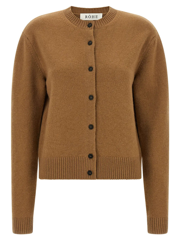 Rohe Sample Sale | Rohe Brown Wool Cardigan - | Designer outlet