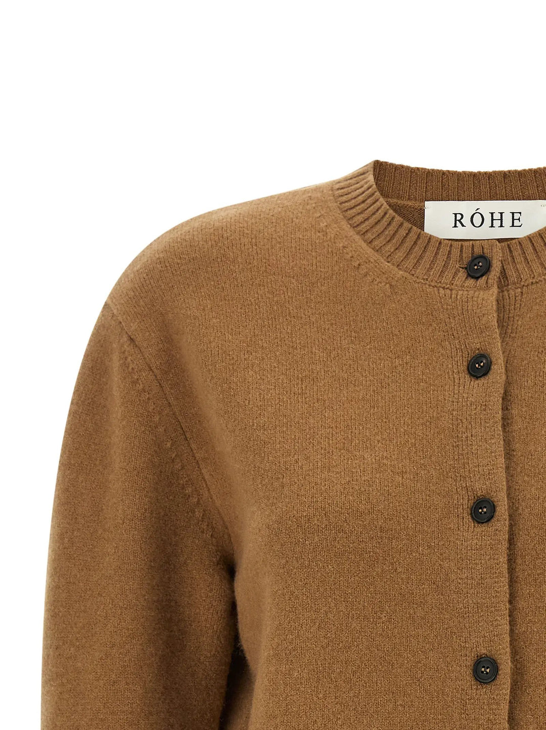 Rohe Sample Sale | Rohe Brown Wool Cardigan - | Designer outlet