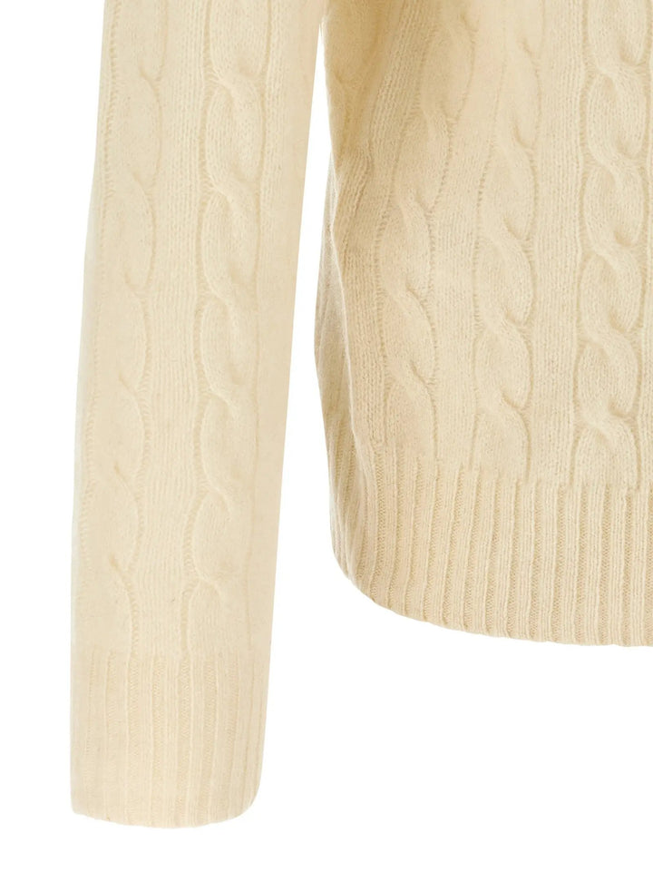 Polo Ralph Lauren Sample Sale | Polo Ralph Lauren White Wool Cardigan - | Designer outlet