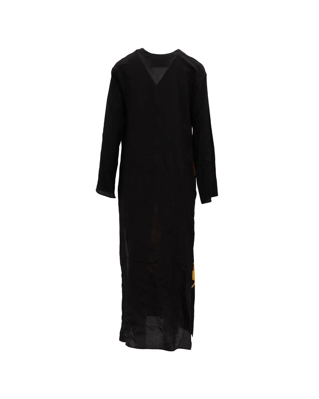 Valentino Garavani Sample Sale | Valentino Garavani Dragon Embroidery Gown Dress in Black and Yellow - | Designer outlet