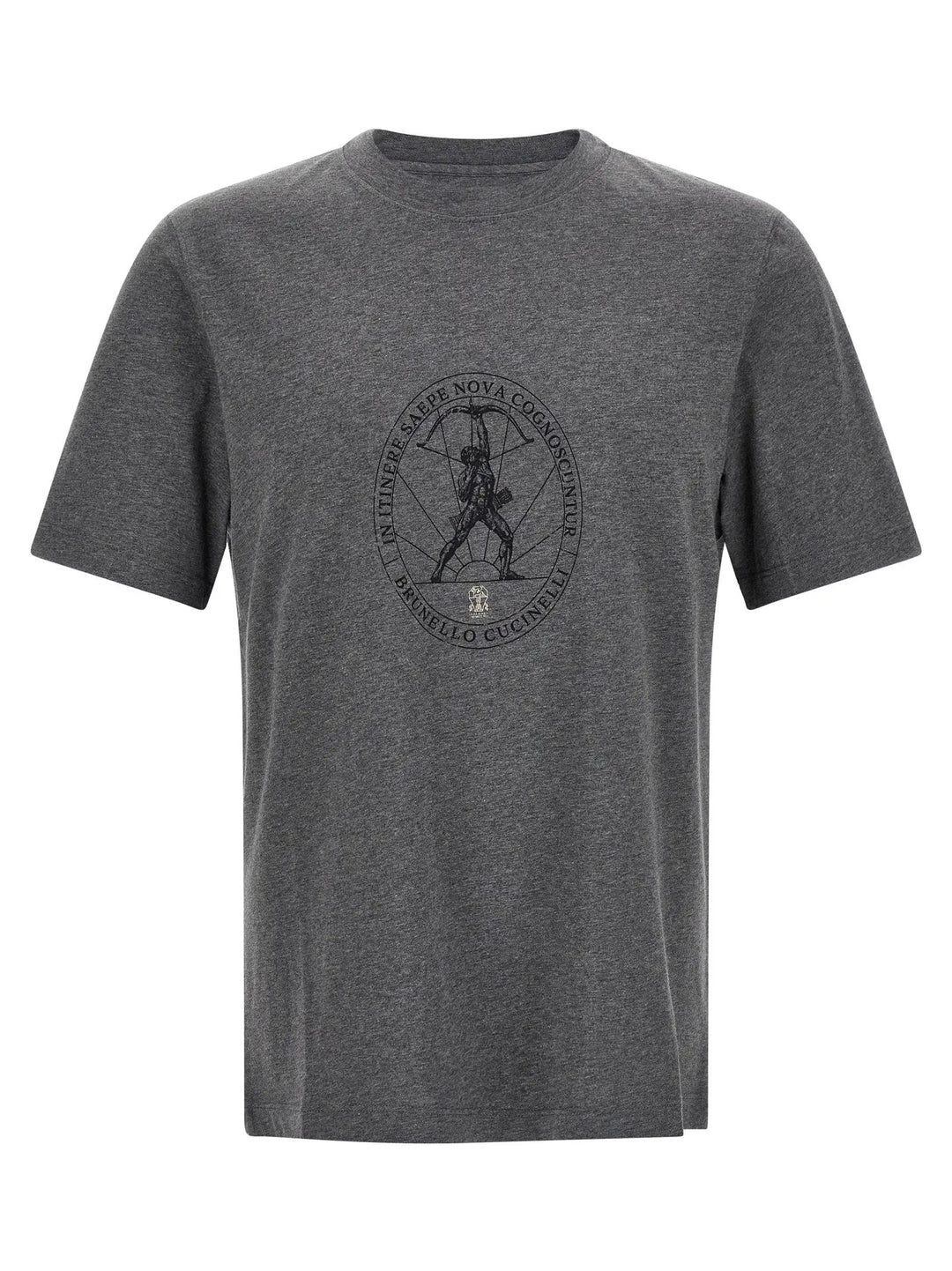 Brunello Cucinelli Sample Sale | Brunello Cucinelli Gray Cotton T-Shirt - | Designer outlet