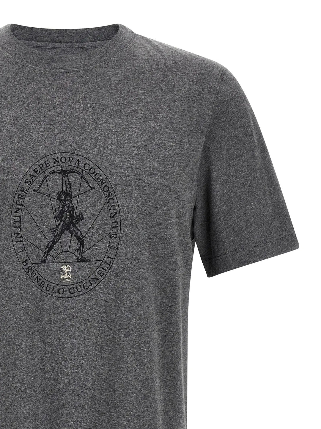 Brunello Cucinelli Sample Sale | Brunello Cucinelli Gray Cotton T-Shirt - | Designer outlet