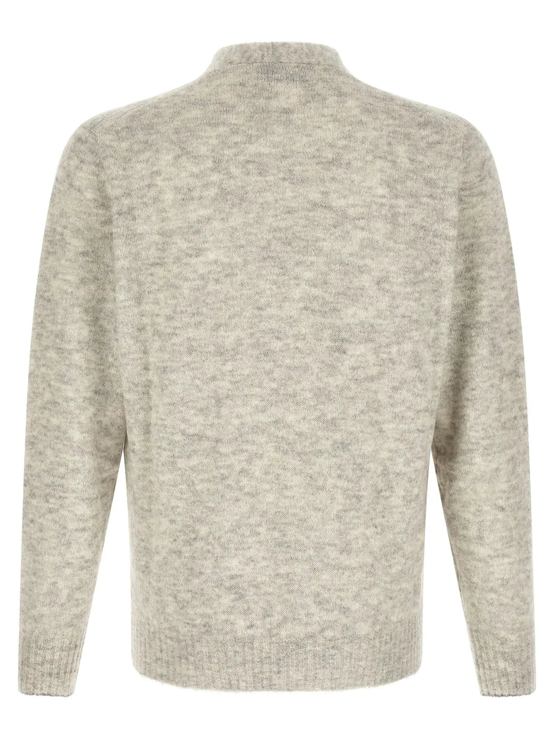 Brunello Cucinelli Sample Sale | Brunello Cucinelli Gray Alpaca Leather Cardigan - | Designer outlet