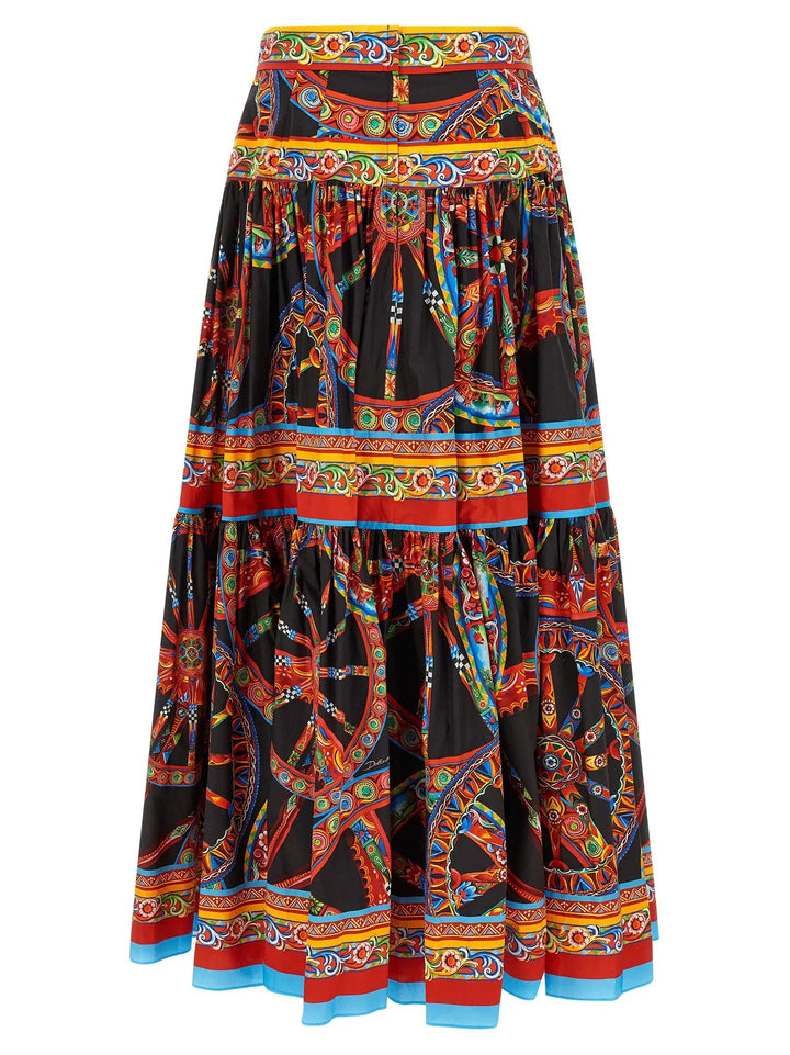 Dolce &amp; Gabbana Sample Sale | Dolce &amp; Gabbana Multicolor Cotton Mini Skirt - | Designer outlet