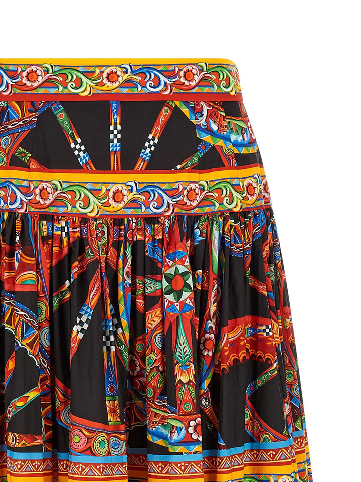 Dolce &amp; Gabbana Sample Sale | Dolce &amp; Gabbana Multicolor Cotton Mini Skirt - | Designer outlet