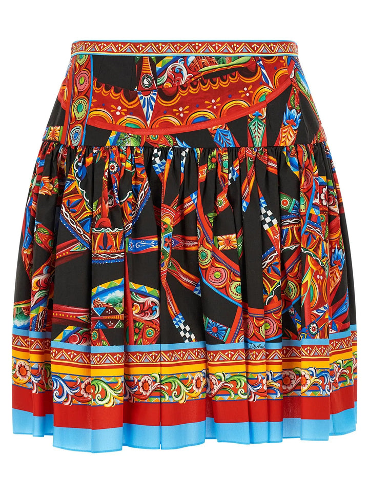 Dolce &amp; Gabbana Sample Sale | Dolce &amp; Gabbana Multicolor Cotton Long Skirt - | Designer outlet