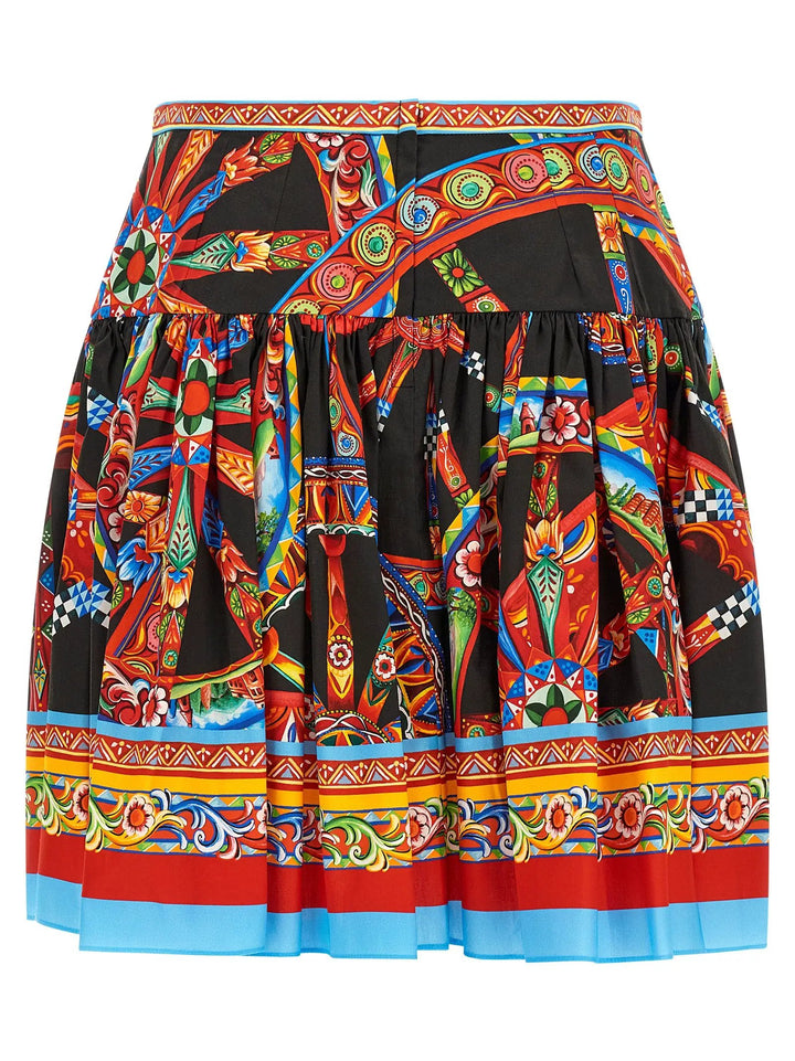 Dolce &amp; Gabbana Sample Sale | Dolce &amp; Gabbana Multicolor Cotton Long Skirt - | Designer outlet
