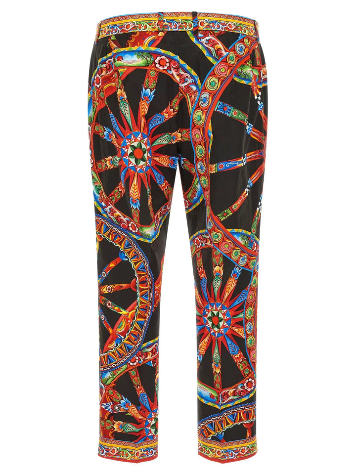 Dolce &amp; Gabbana Sample Sale | Dolce &amp; Gabbana Multicolor Cotton Casual Pants - | Designer outlet