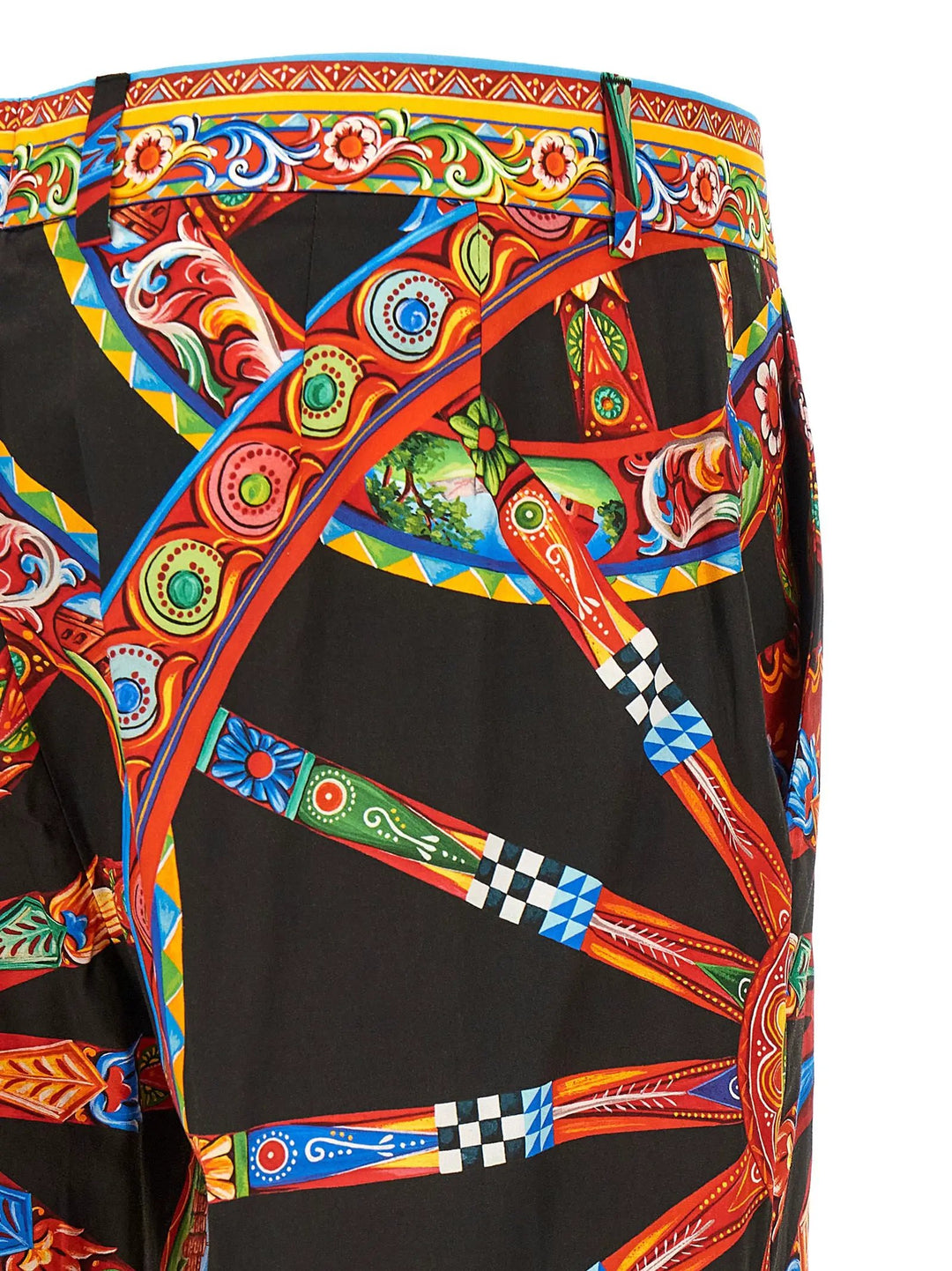 Dolce &amp; Gabbana Sample Sale | Dolce &amp; Gabbana Multicolor Cotton Casual Pants - | Designer outlet