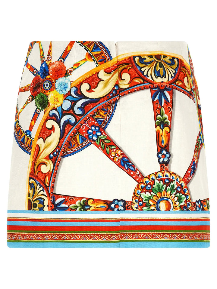 Dolce &amp; Gabbana Sample Sale | Dolce &amp; Gabbana Multicolor Cotton Long Skirt - | Designer outlet