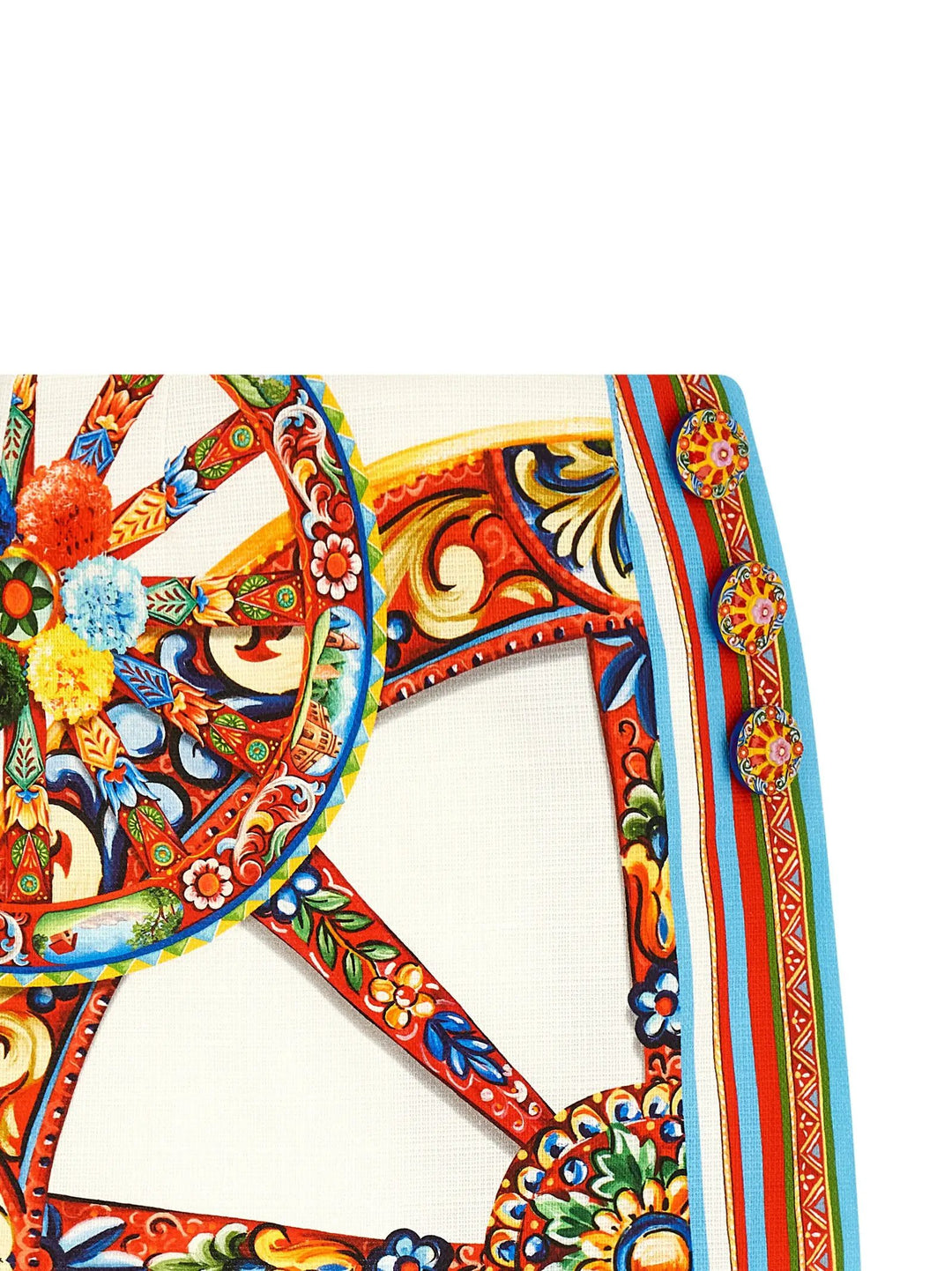 Dolce &amp; Gabbana Sample Sale | Dolce &amp; Gabbana Multicolor Cotton Long Skirt - | Designer outlet