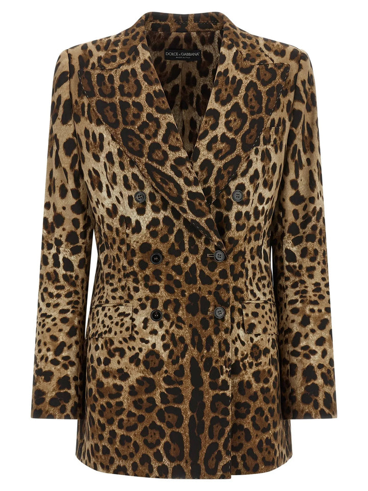 Dolce &amp; Gabbana Sample Sale | Dolce &amp; Gabbana Brown Wool Blazer - | Designer outlet