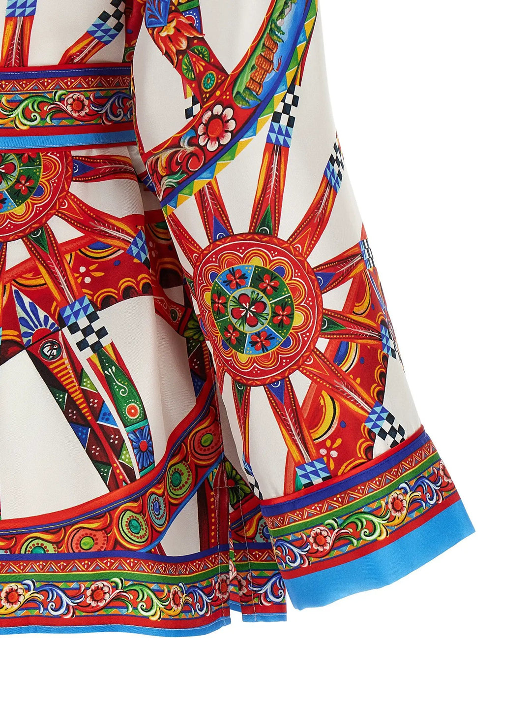 Dolce &amp; Gabbana Sample Sale | Dolce &amp; Gabbana Multicolor Silk Blouse - | Designer outlet