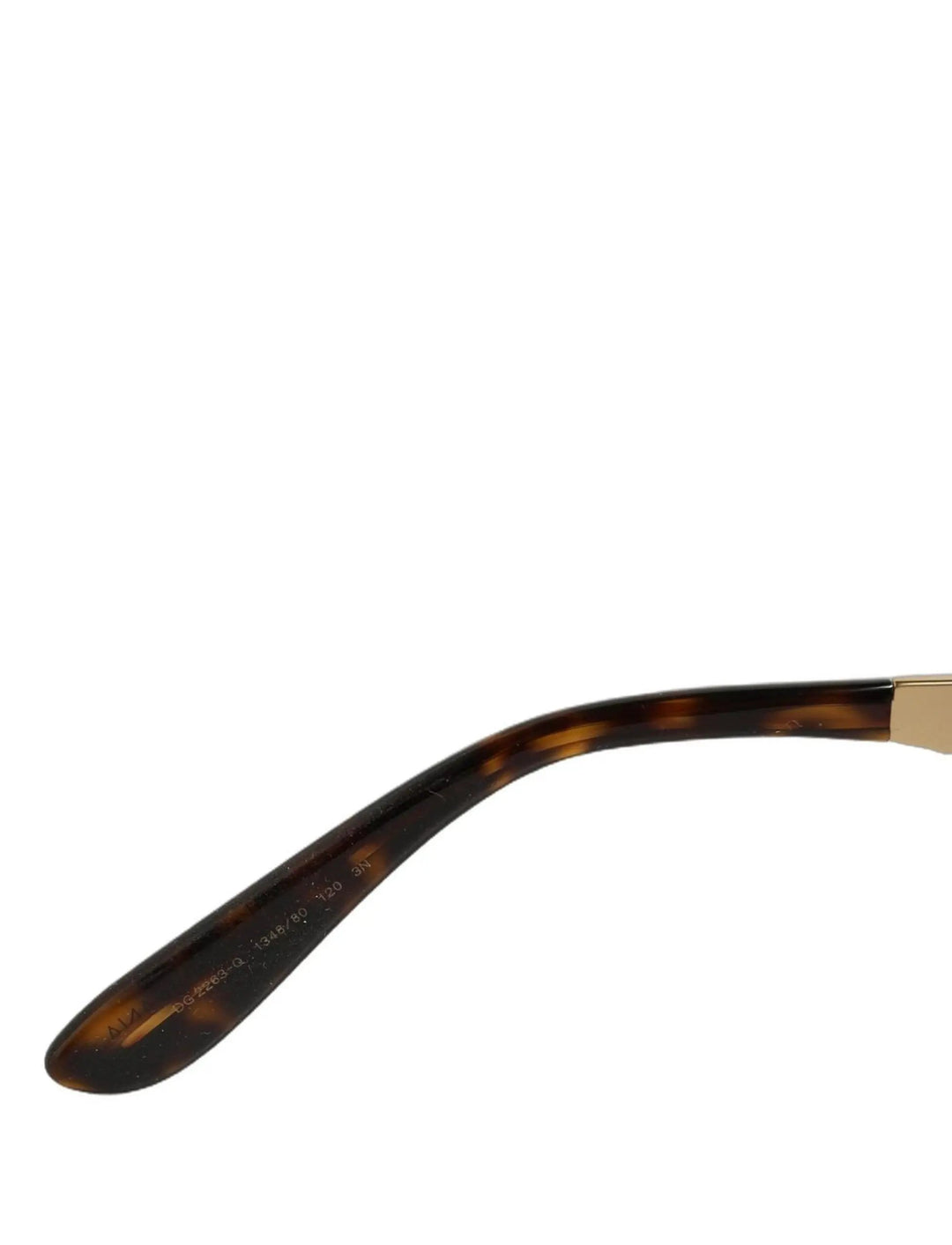 Dolce &amp; Gabbana Sample Sale | Dolce &amp; Gabbana Gold Metal DG2263 Rectangle Snakeskin Frame Sunglasses - | Designer outlet
