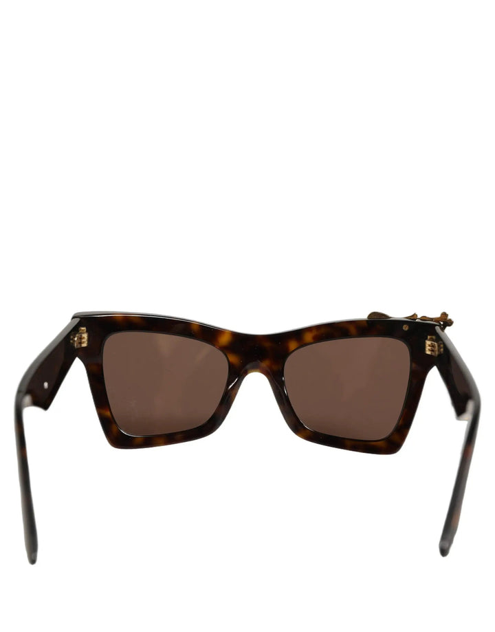 Dolce &amp; Gabbana Sample Sale | Dolce &amp; Gabbana Brown DG4434 Accent Havana Acetate Frame Sunglasses - | Designer outlet