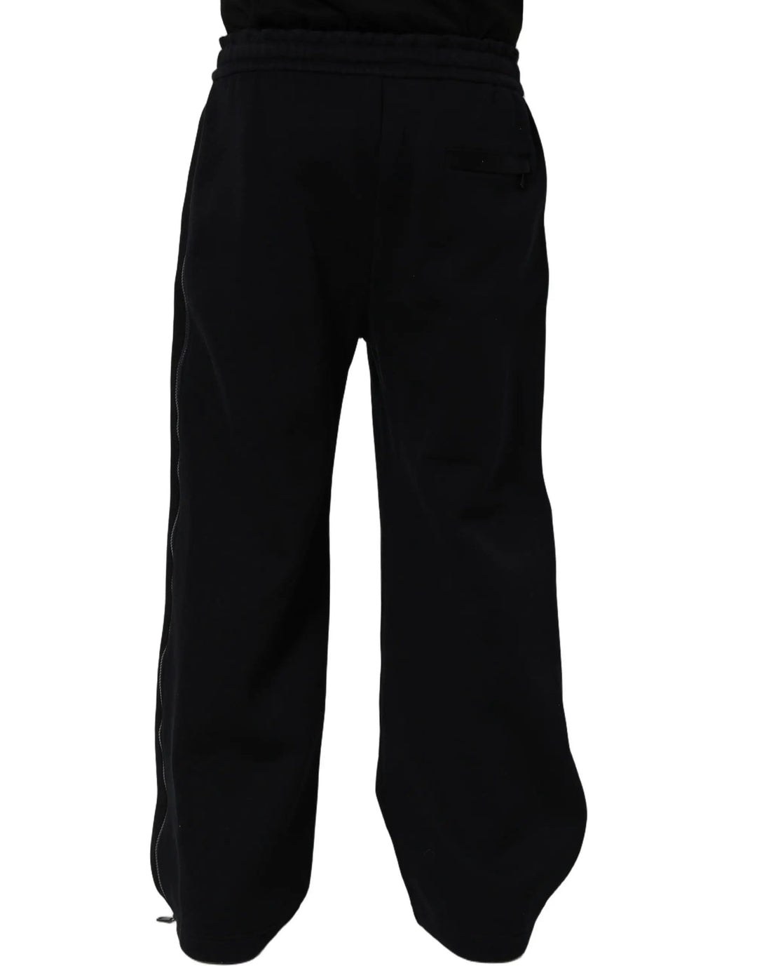 Dolce &amp; Gabbana Sample Sale | Dolce &amp; Gabbana Dark Blue Relaxed Wide Leg Men Jogger Pants - | Designer outlet