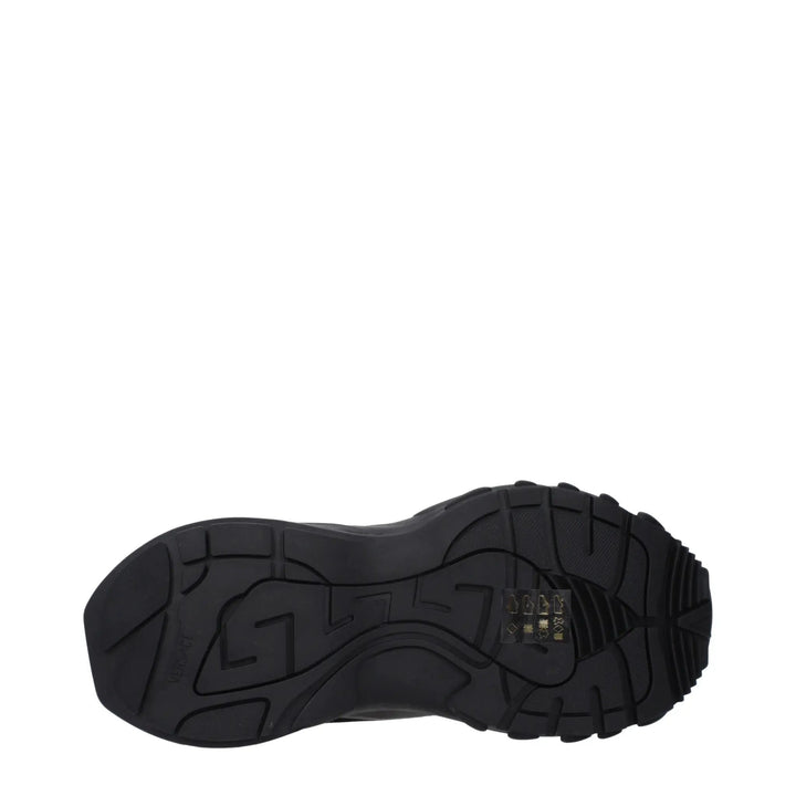 Versace Sample Sale | Versace Black Fabric Chunky Sneakers - | Designer outlet