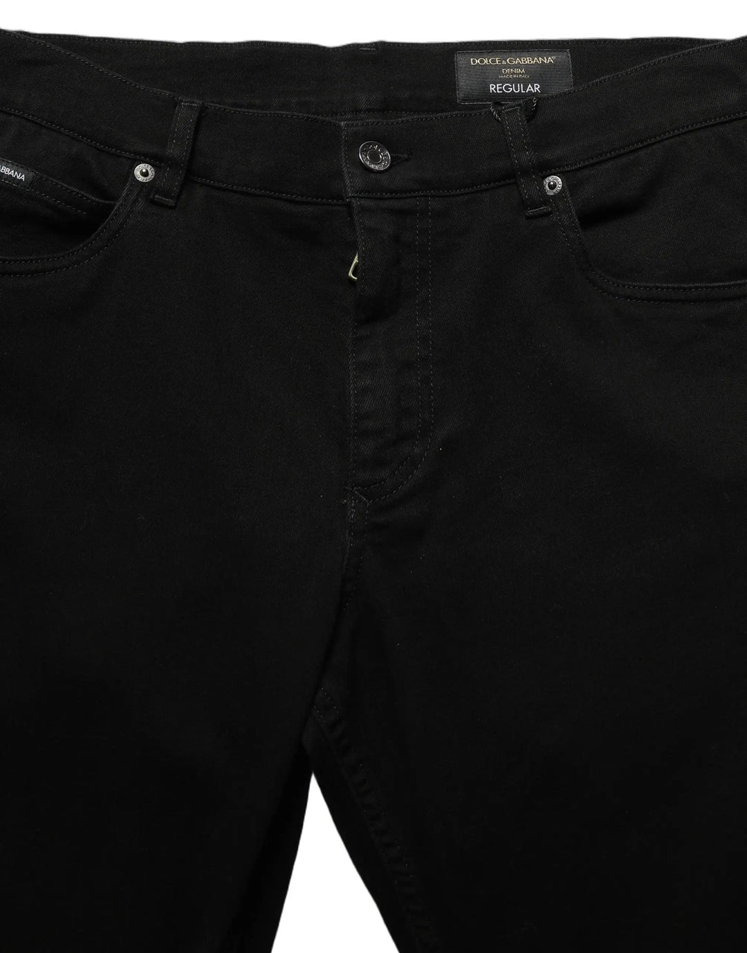 Dolce &amp; Gabbana Sample Sale | Dolce &amp; Gabbana Black CottonStretch Regular Skinny Denim Jeans - | Designer outlet