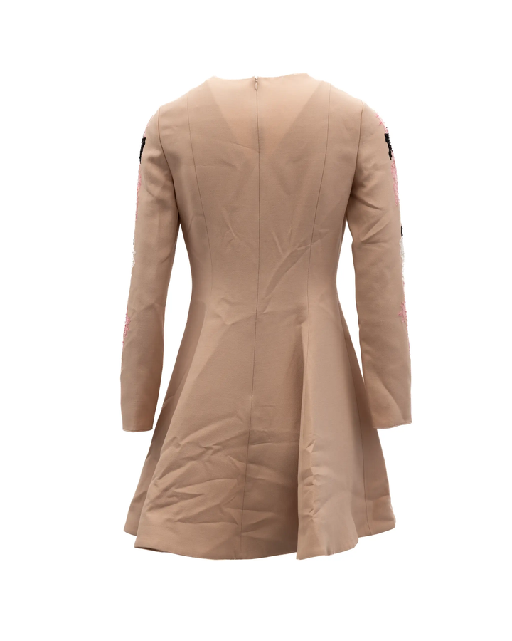 Valentino Garavani Sample Sale | Valentino Garavani Beige Lace Cocktail Dress - | Designer outlet