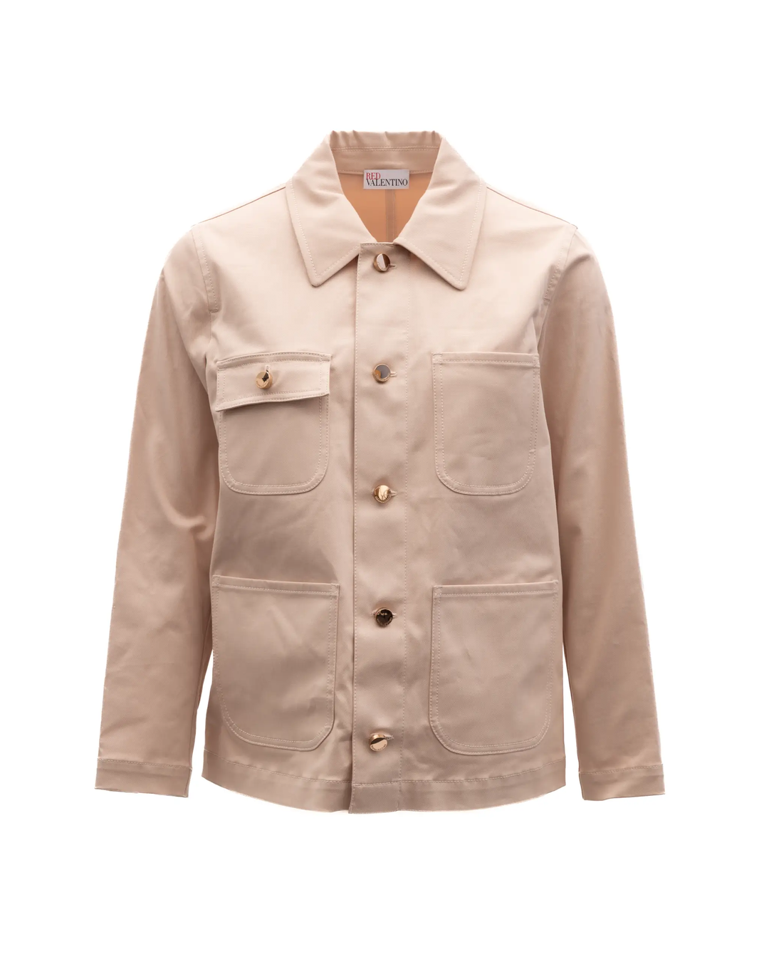 Valentino Garavani Sample Sale | Valentino Garavani Women Beige Cotton Denim Jacket - | Designer outlet