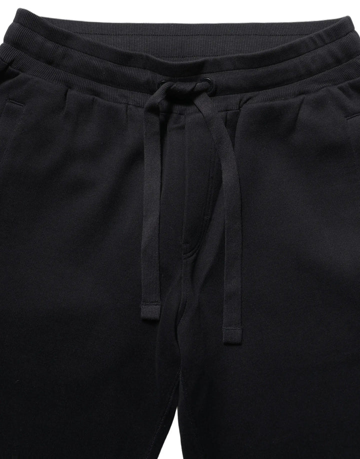 Dolce &amp; Gabbana Sample Sale | Dolce &amp; Gabbana Blue Cotton Drawstring Jogger Trouser Pants - | Designer outlet