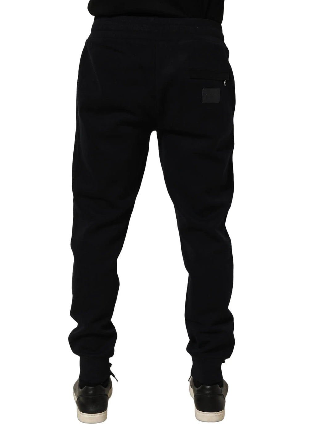 Dolce &amp; Gabbana Sample Sale | Dolce &amp; Gabbana Blue Cotton Drawstring Jogger Trouser Pants - | Designer outlet