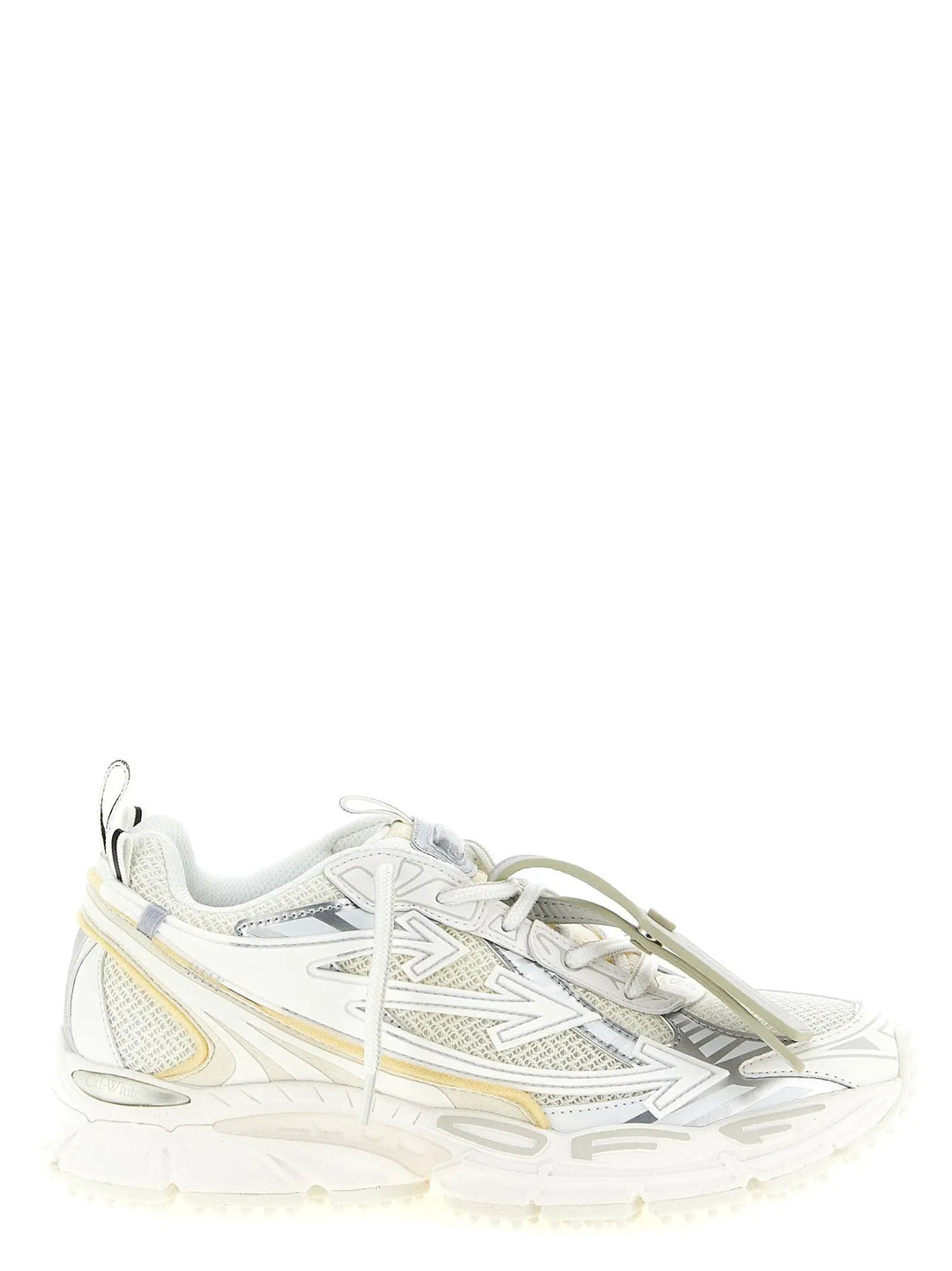 Off-White Sample Sale | Off-White White Polyethylene Athletic Sneakers - | Designer outlet
