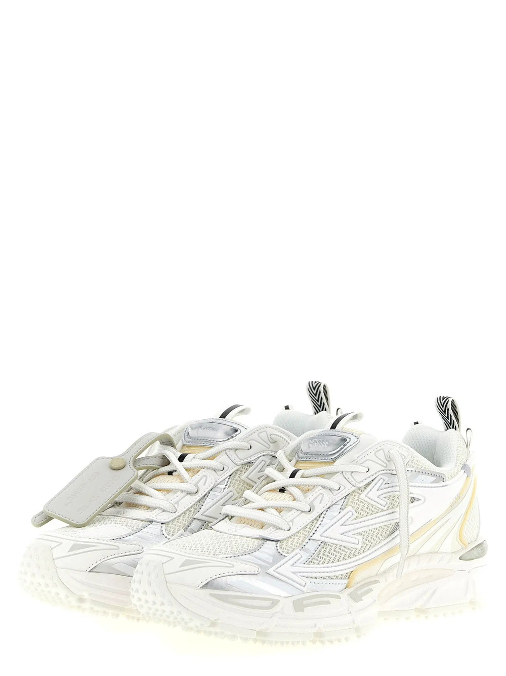 Off-White Sample Sale | Off-White White Polyethylene Athletic Sneakers - | Designer outlet