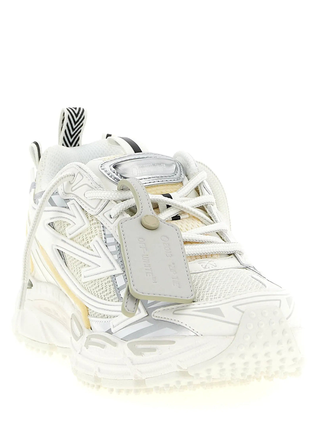 Off-White Sample Sale | Off-White White Polyethylene Athletic Sneakers - | Designer outlet