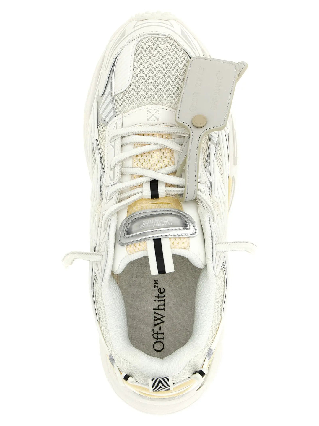 Off-White Sample Sale | Off-White White Polyethylene Athletic Sneakers - | Designer outlet
