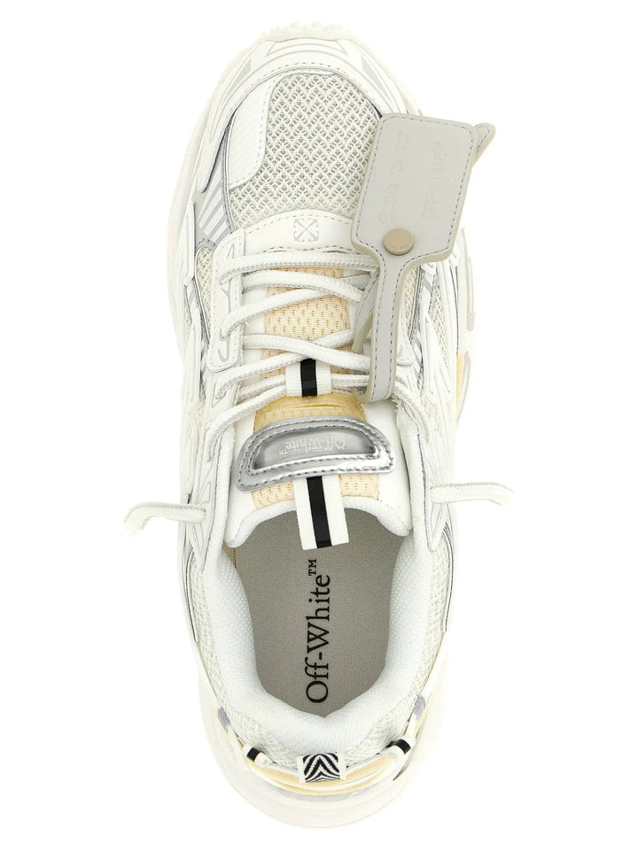 Off-White Sample Sale | Off-White White Polyethylene Athletic Sneakers - | Designer outlet