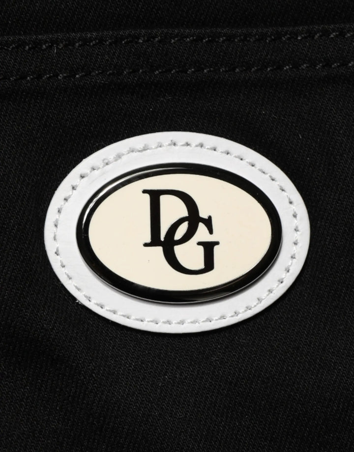 Dolce &amp; Gabbana Sample Sale | Dolce &amp; Gabbana Black Cotton Stretch Skinny Denim Trouser Jeans - | Designer outlet