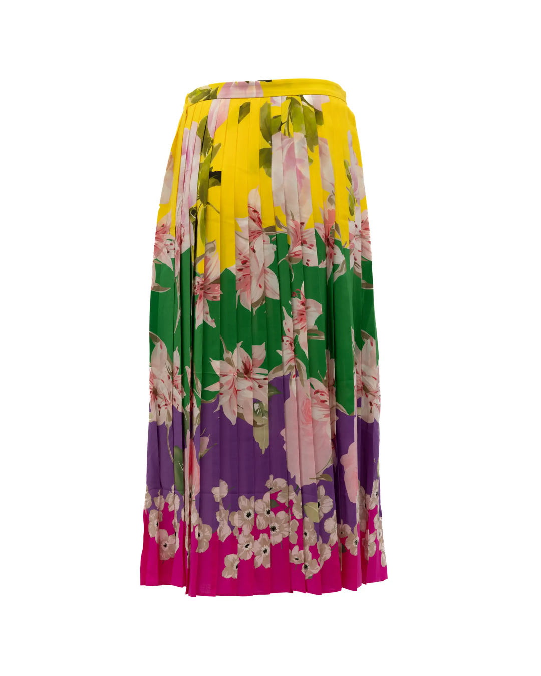 Valentino Garavani Sample Sale | Valentino Garavani Plated Floral Skirt - | Designer outlet