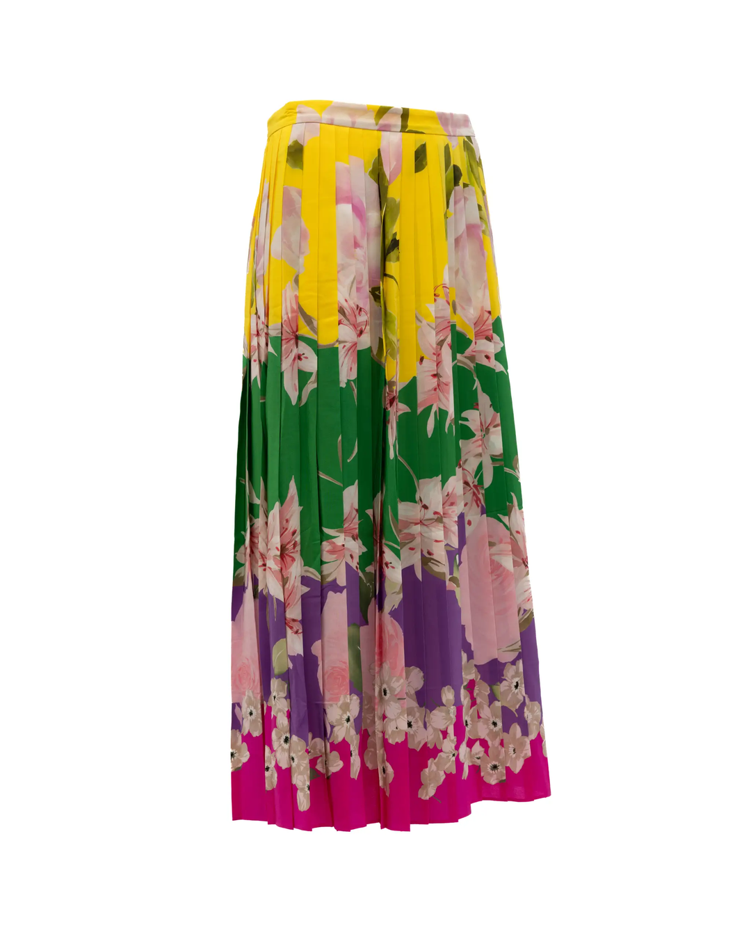 Valentino Garavani Sample Sale | Valentino Garavani Plated Floral Skirt - | Designer outlet