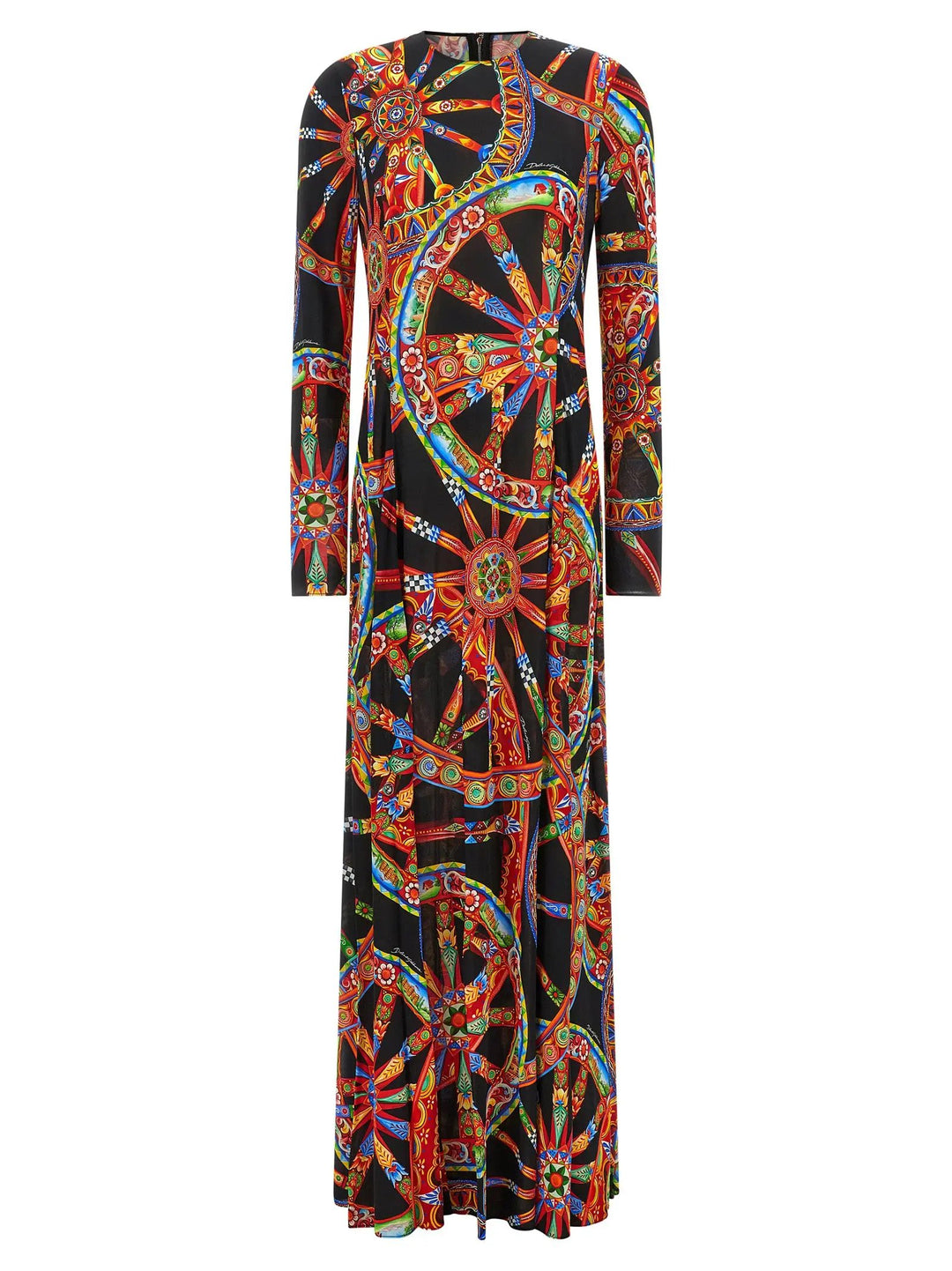 Dolce &amp; Gabbana Sample Sale | Dolce &amp; Gabbana Multicolor Viscose Long Dress - | Designer outlet