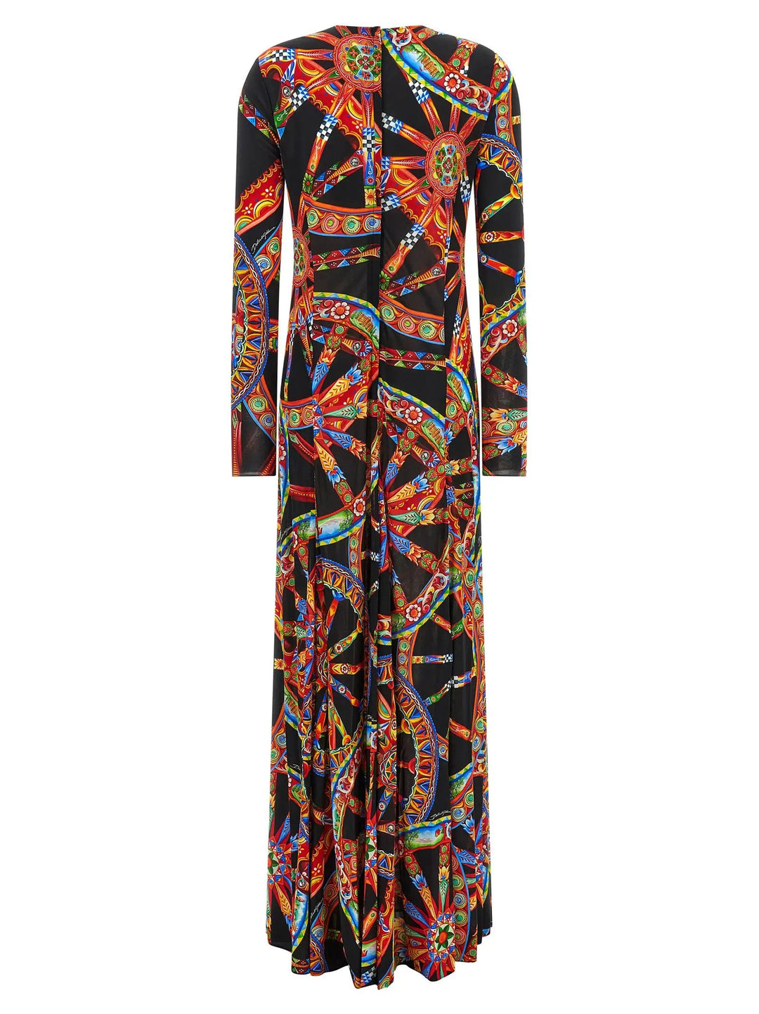 Dolce &amp; Gabbana Sample Sale | Dolce &amp; Gabbana Multicolor Viscose Long Dress - | Designer outlet