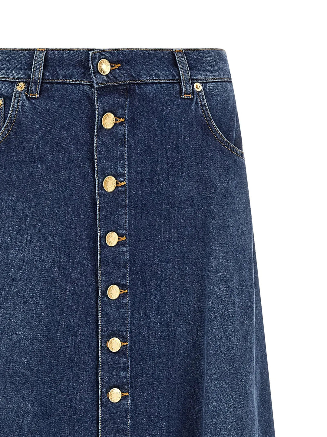 Dolce &amp; Gabbana Sample Sale | Dolce &amp; Gabbana Blue Cotton Mini Skirt - | Designer outlet