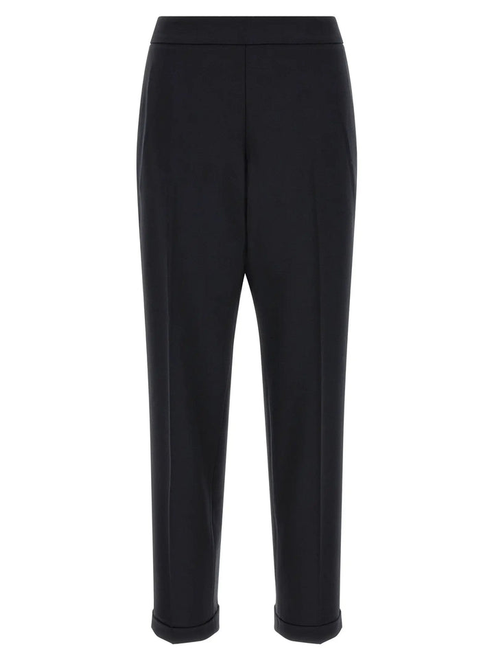 Alberto Biani Sample Sale | Alberto Biani Black Polyester Cropped Pants - | Designer outlet