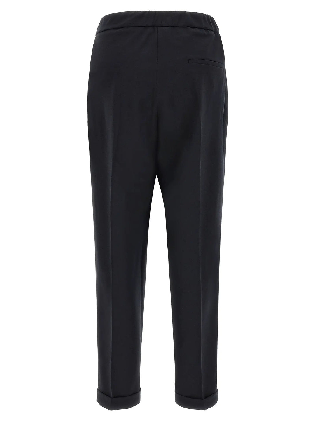 Alberto Biani Sample Sale | Alberto Biani Black Polyester Cropped Pants - | Designer outlet
